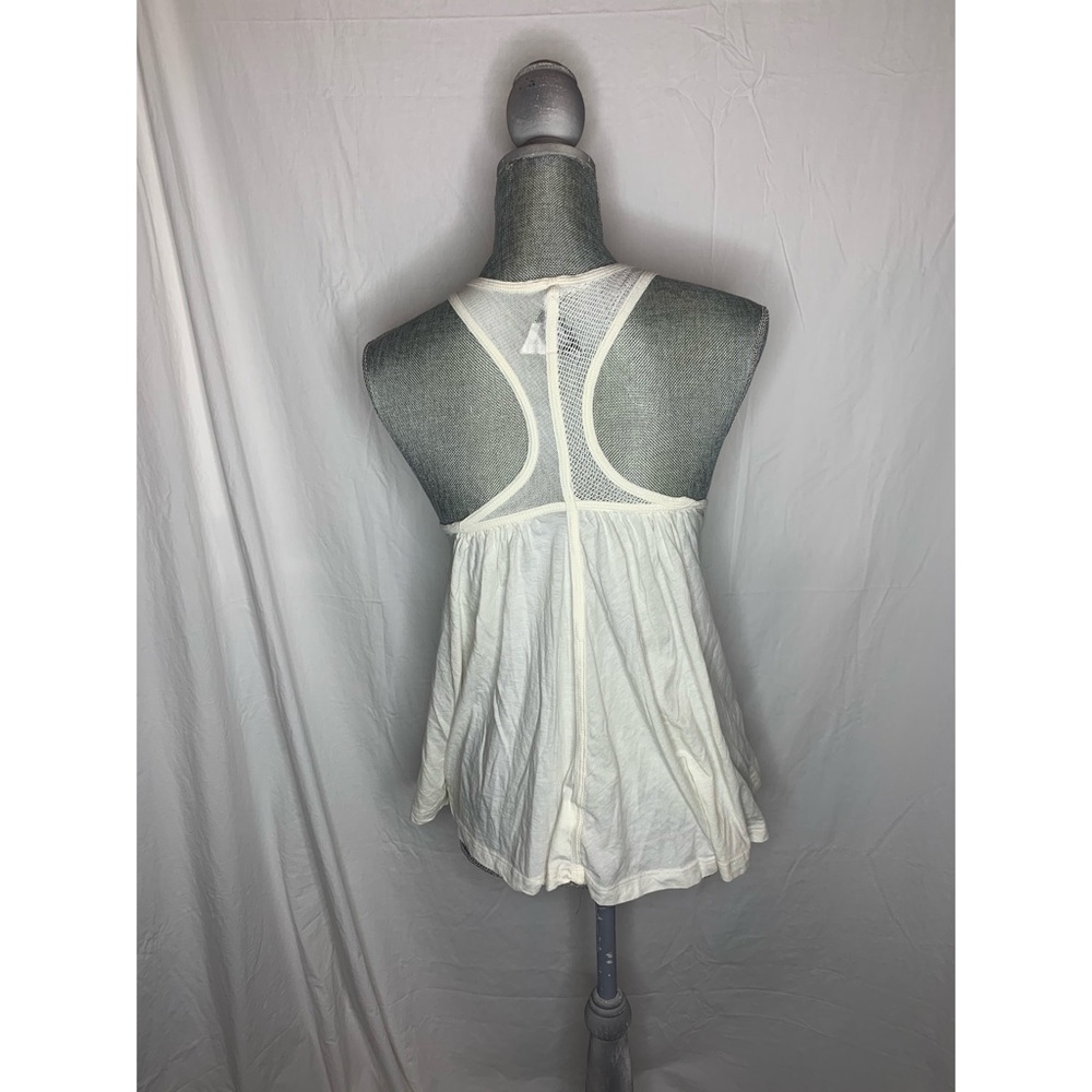 Cream Flowy Tank Top - Picture 2 of 3